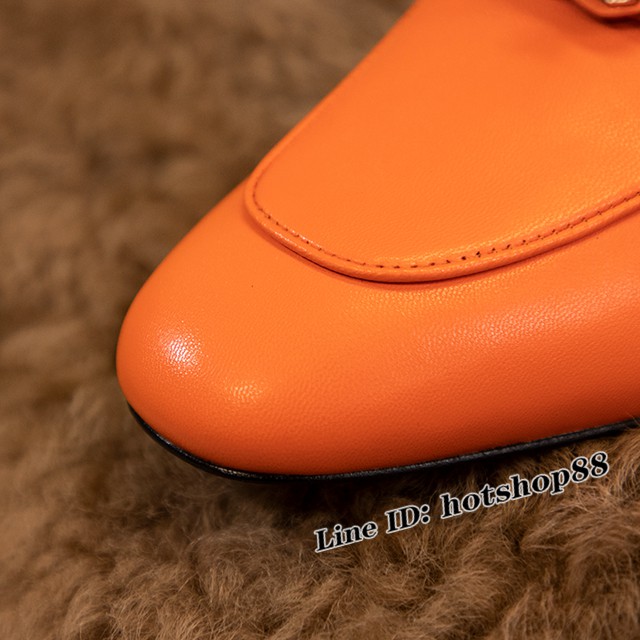 Hermes專櫃爆款凱莉半拖女鞋 愛馬仕最新升級版kelly扣半拖 dx2842